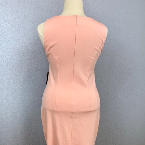 ⭐️sold ⭐️Eloquii Bodycon wiggle Dress in soft peach NWT 14 - Picture 5 of 7
